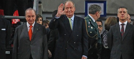 El Rey Don Juan Carlos en la Final de la 'Copa del Rey' de Baloncesto