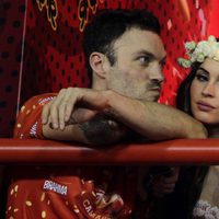 Megan Fox y Brian Austin en los carnavales de Río de Janeiro