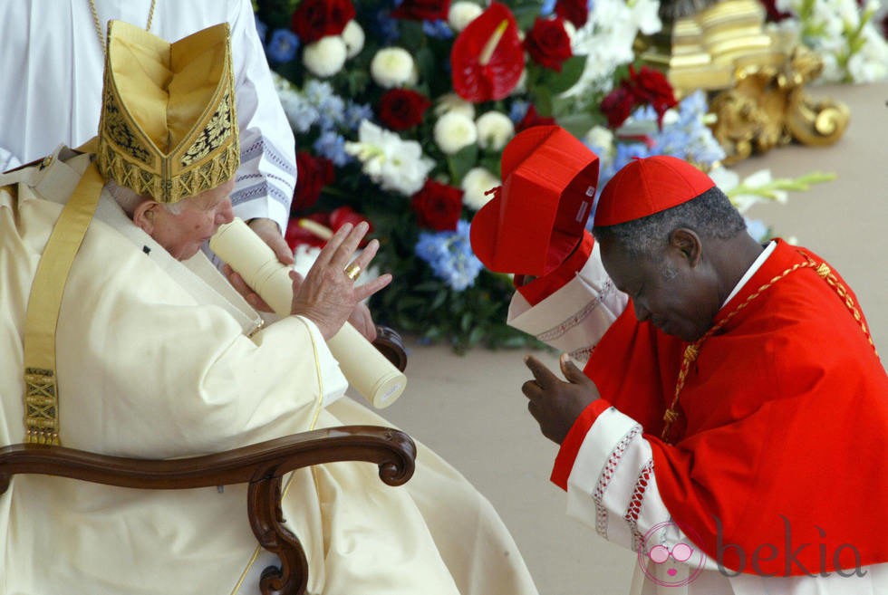 Peter Turkson y Benedicto XVI