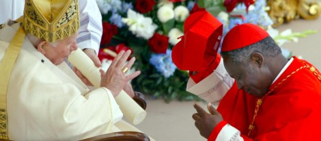 Peter Turkson y Benedicto XVI