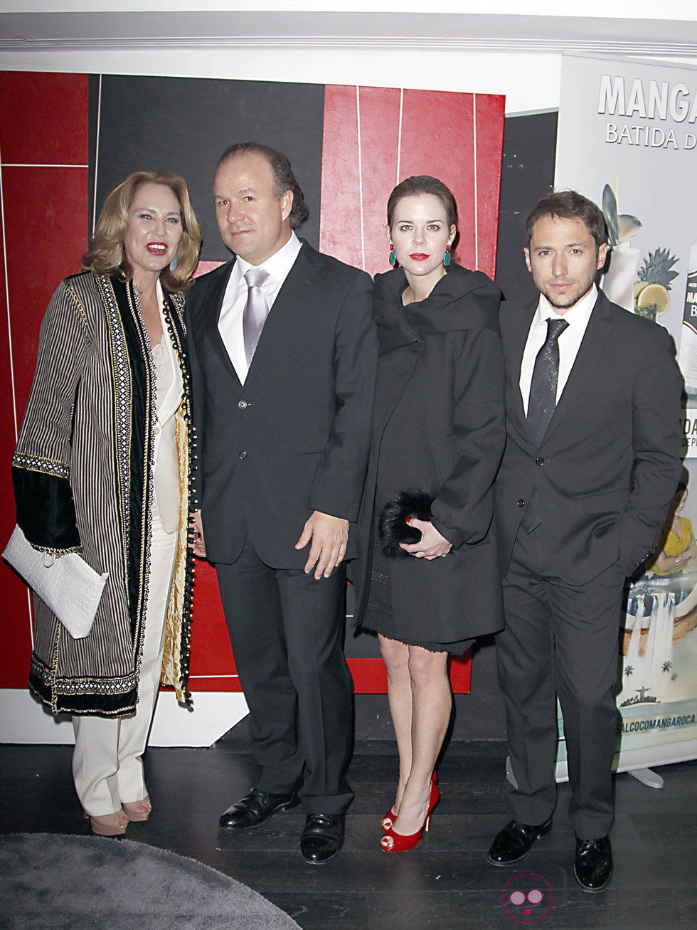 Ana Rodríguez, Ernesto Manrique, Amelia Bono y Manuel Martos en el evento 'Soul Food Nights'