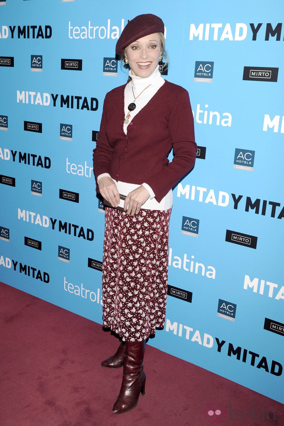 Silvia Tortosa en el estreno de 'Mitad y mitad'