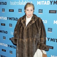 Lina Morgan en el estreno de 'Mitad y mitad'