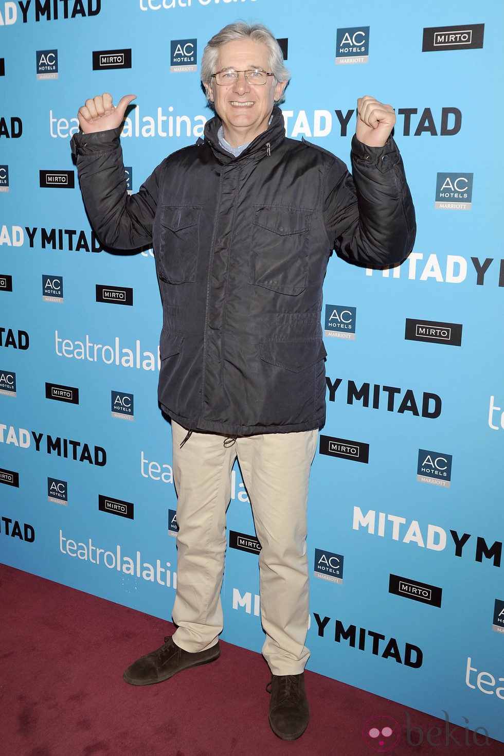 Josema Yuste en el estreno de 'Mitad y mitad'