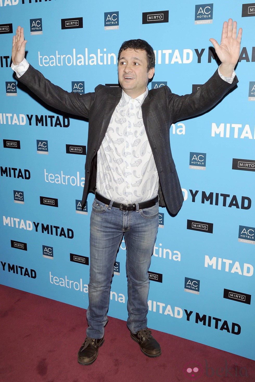 Secun de la Rosa en el estreno de 'Mitad y mitad'