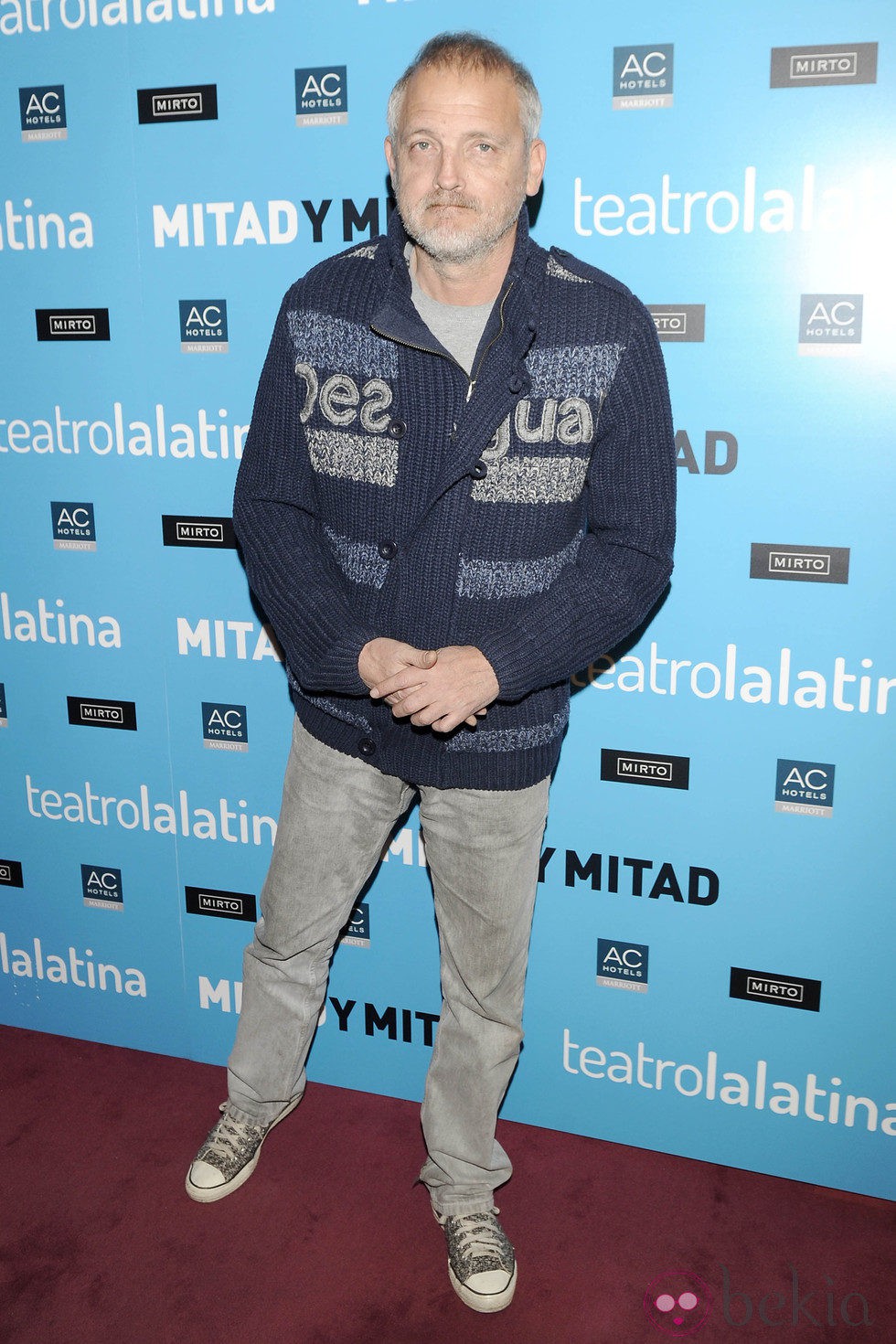 Jordi Rebellón en el estreno de 'Mitad y mitad'