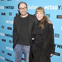 Jordi Sánchez y Nathalie Seseña en el estreno de 'Mitad y mitad'