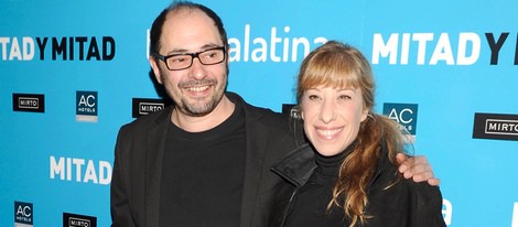 Jordi Sánchez y Nathalie Seseña en el estreno de 'Mitad y mitad'