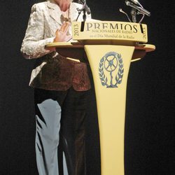 Menchu Álvarez del Valle durante su discurso en la entrega del Premio Nacional de Radio