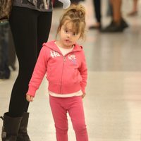 Carla Moyá Cerezuela en el aeropuerto