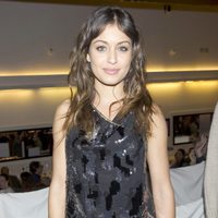 Hiba Abouk en el desfile de Antonio García