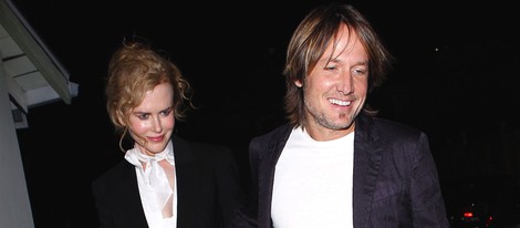 Nicole Kidman y Keith Urban celebrando San Valentín