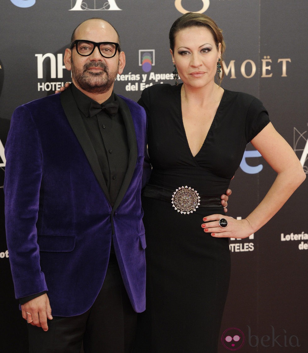 Jose Corbacho en la alfombra roja de los Goya 2013