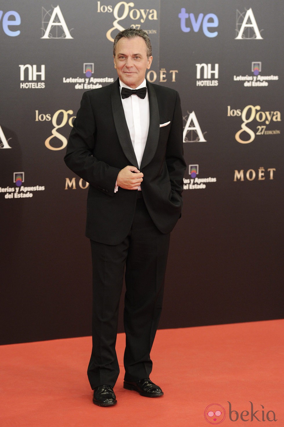 José Coronado en la alfombra roja de los Goya 2013