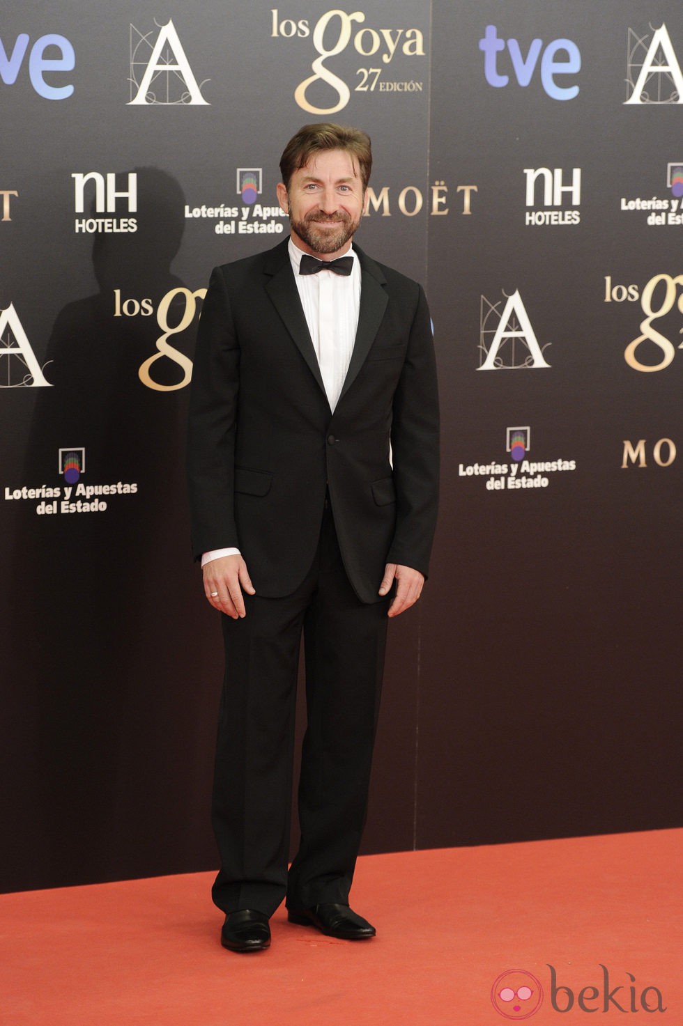 Antonio de la Torre en la alfombra roja de los Goya 2013