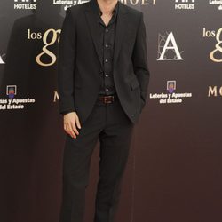 Hugo Silva en la alfombra roja de los Goya 2013