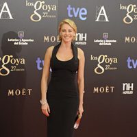 Belén Rueda en la alfombra roja de los Premios Goya 2013