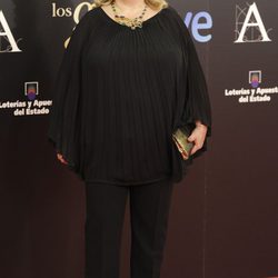 Carmina Barrios en la alfombra roja de los Goya 2013