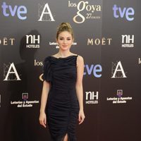 María Valverde en la alfombra roja de los Goya 2013