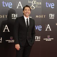 Javier Bardem en la alfombra roja de los Goya 2013