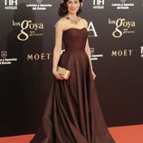 Rosana Pastor en la alfombra roja de los Goya 2013