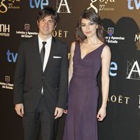 Eduardo Chapero-Jackson y Marta Fernández en la fiesta posterior a los Premios Goya 2013