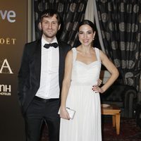 Raúl Arévalo y Alicia Rubio en la fiesta posterior a los Premios Goya 2013