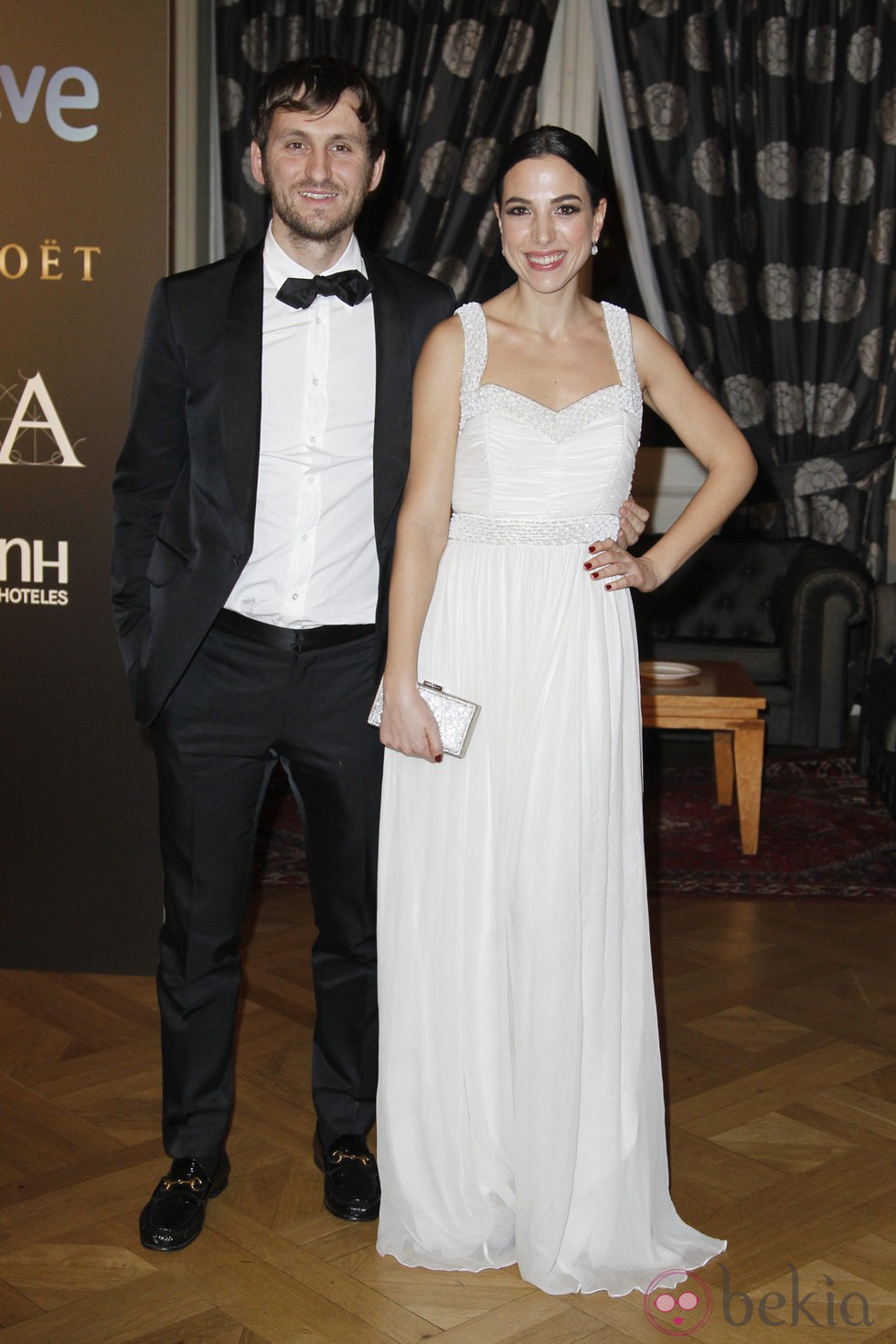 Raúl Arévalo y Alicia Rubio en la fiesta posterior a los Premios Goya 2013