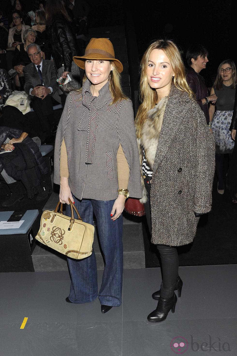 Fiona Ferrer en el desfile de Andrés Sarda en Madrid Fashion Week otoño/invierno 2013/2014