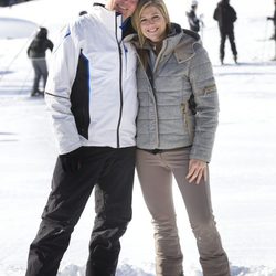 Guillermo y Máxima de Holanda durante sus vacaciones de invierno en Austria