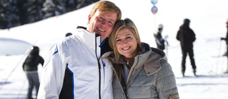 Guillermo y Máxima de Holanda durante sus vacaciones de invierno en Austria