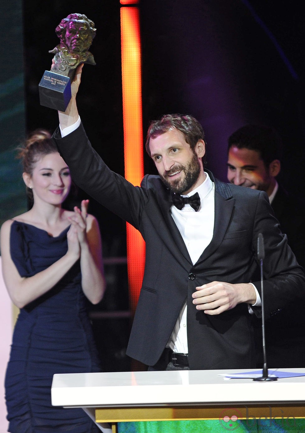 Julián Villagrán recoge el Goya 2013 a Mejor Actor de Reparto