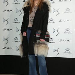 Olivia de Borbón en el front row del desfile de Alvarno otoño/invierno 2013/2014