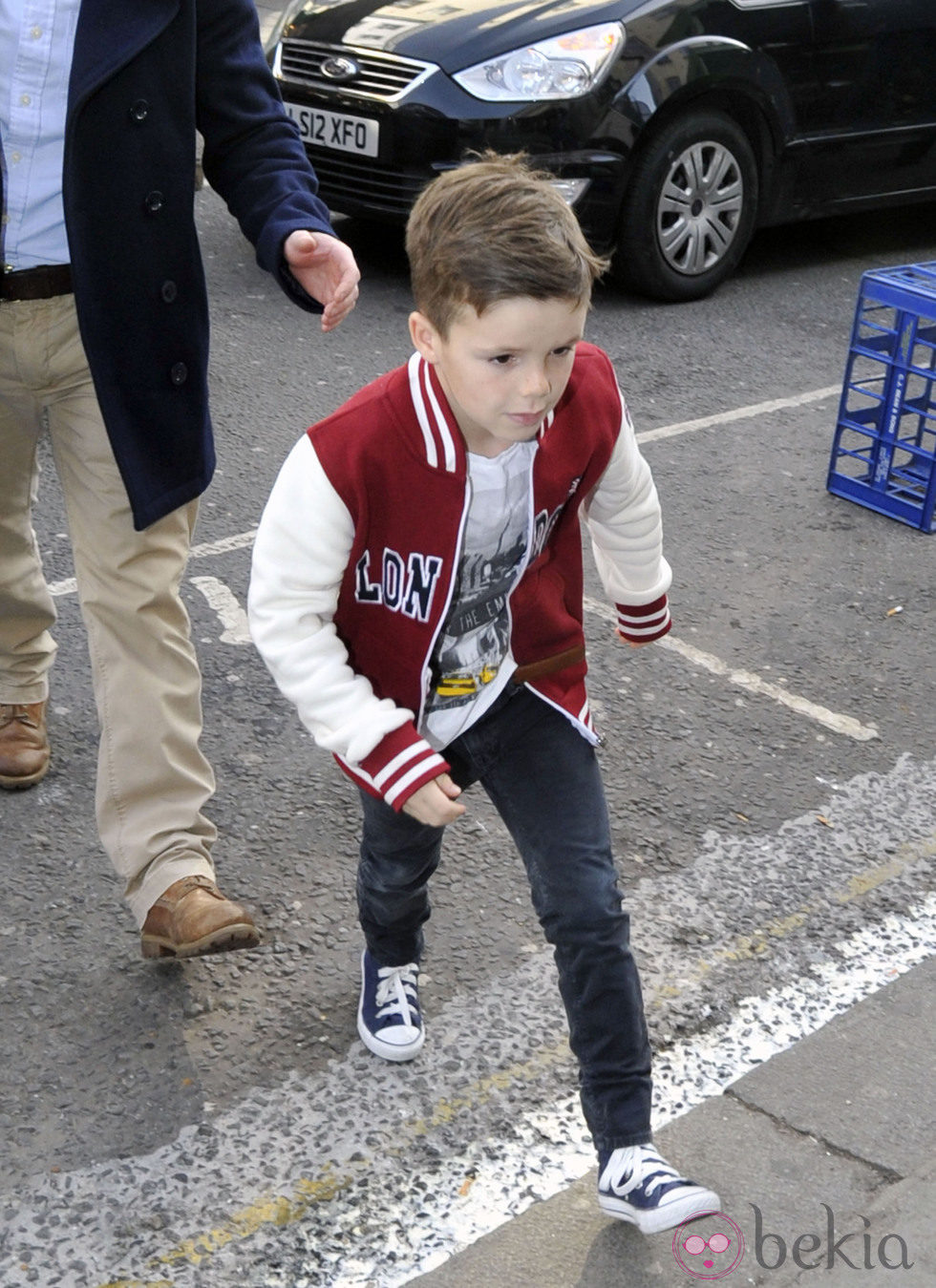 Cruz Beckham en su 8 cumpleaños