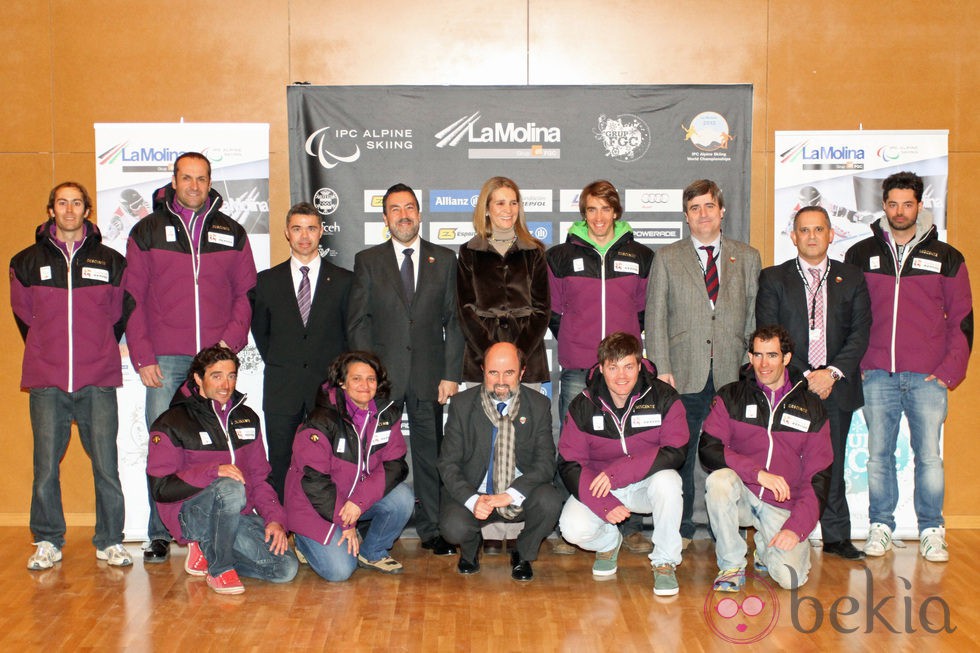 La Infanta Elena en la inauguración del Campeonato del Mundo de Esquí Alpino Paralímpico