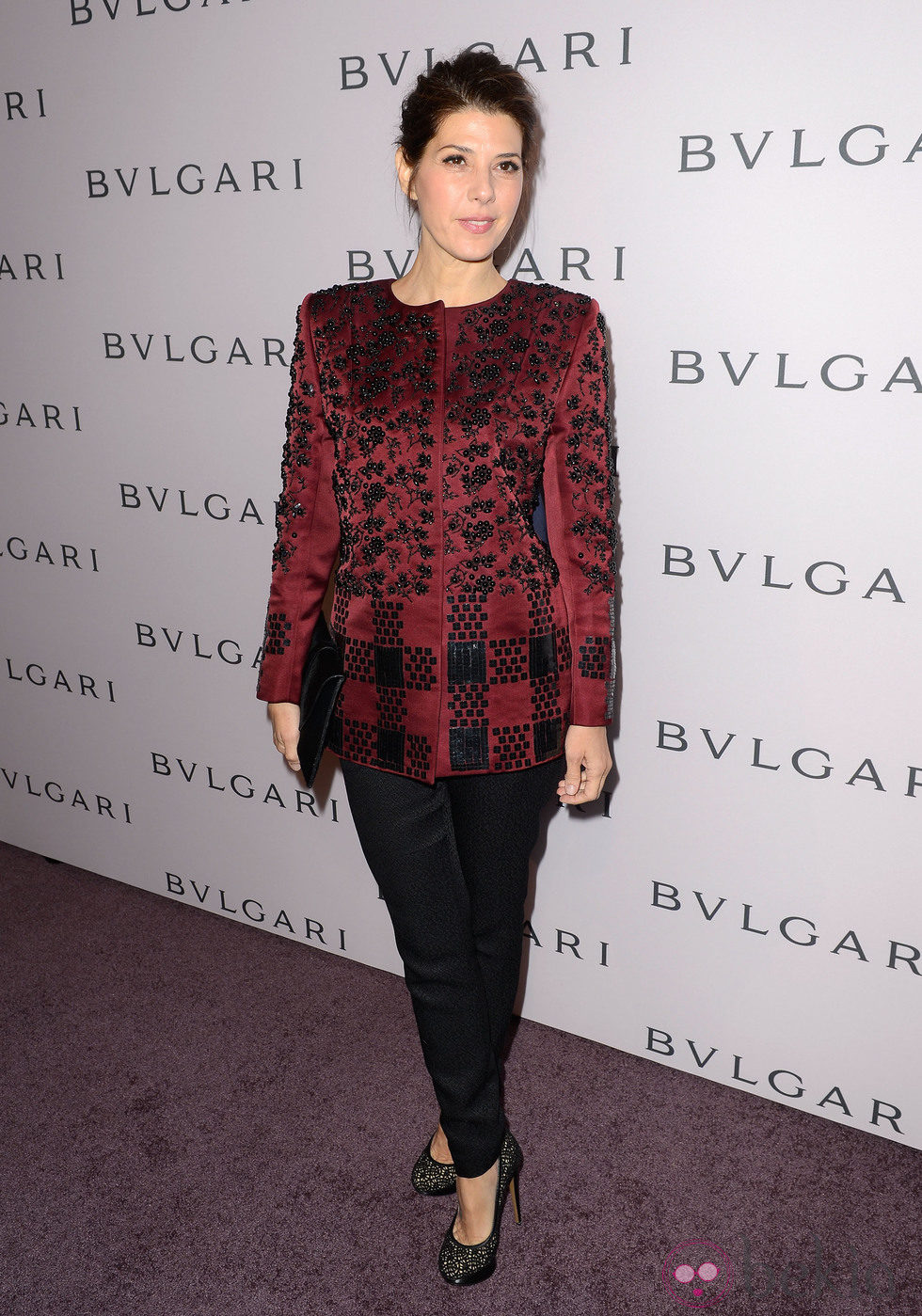 Marisa Tomei en una fiesta-homenaje de Bulgari a Elizabeth Taylor