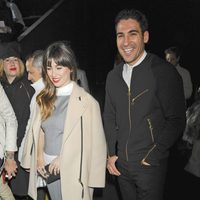 Blanca Suárez y Miguel Ángel Silvestre en el desfile de Davidelfin en Madrid Fashion Week otoño/invierno 2013/2014