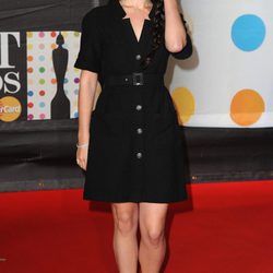 Lana del Rey en la alfombra roja de los Brit Awards 2013