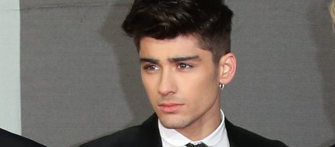 Zayn Malik en la alfombra roja de los Brit Awards 2013