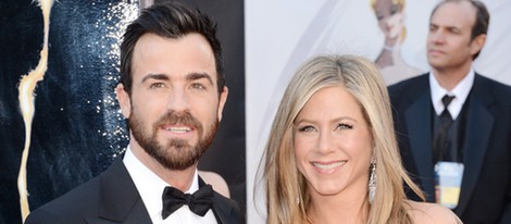 Jennifer Aniston y Justin Theroux en los Oscar 2013