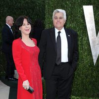 Jay Leno y Mavis Leno en la fiesta post Oscar 2013 organizada por Vanity Fair