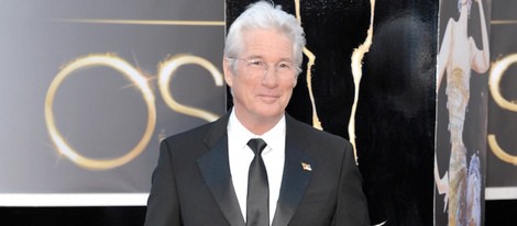 Richard Gere en la alfombra roja de los Oscar 2013