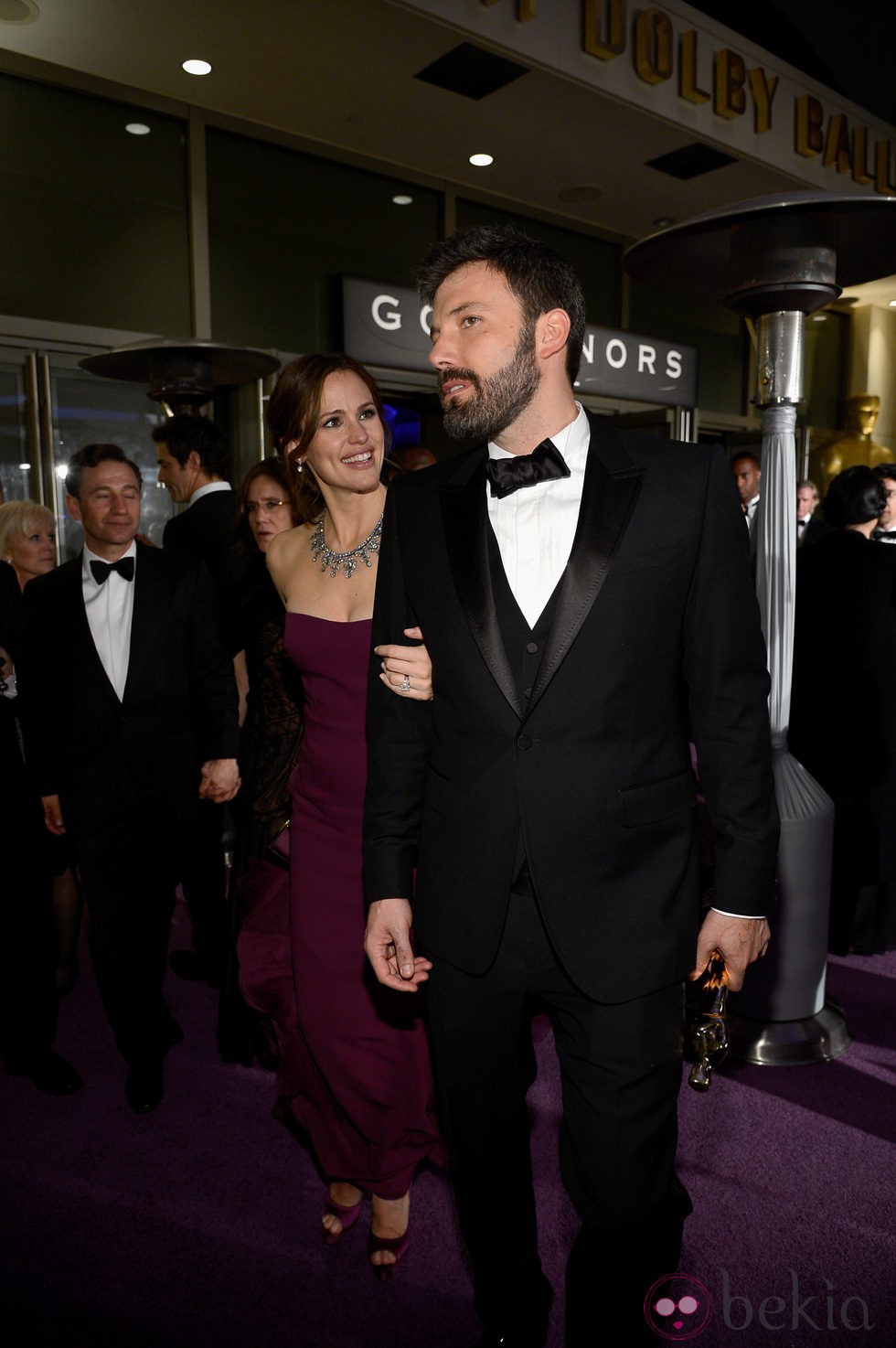 Ben Affleck y Jennifer Garner en la fiesta Governors Ball tras los Oscar 2013