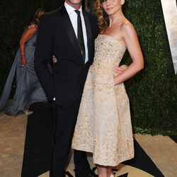 Filiberto de Saboya y Clotilde Courau en la fiesta post Oscar 2013 organizada por Vanity Fair