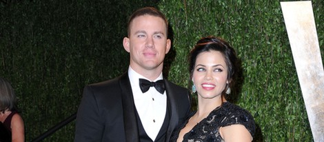 Channing Tatum y Jenna Dewan en la fiesta post Oscar 2013 organizada por Vanity Fair