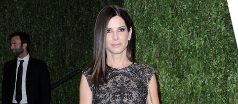 Sandra Bullock en la fiesta post Oscar 2013 organizada por Vanity Fair