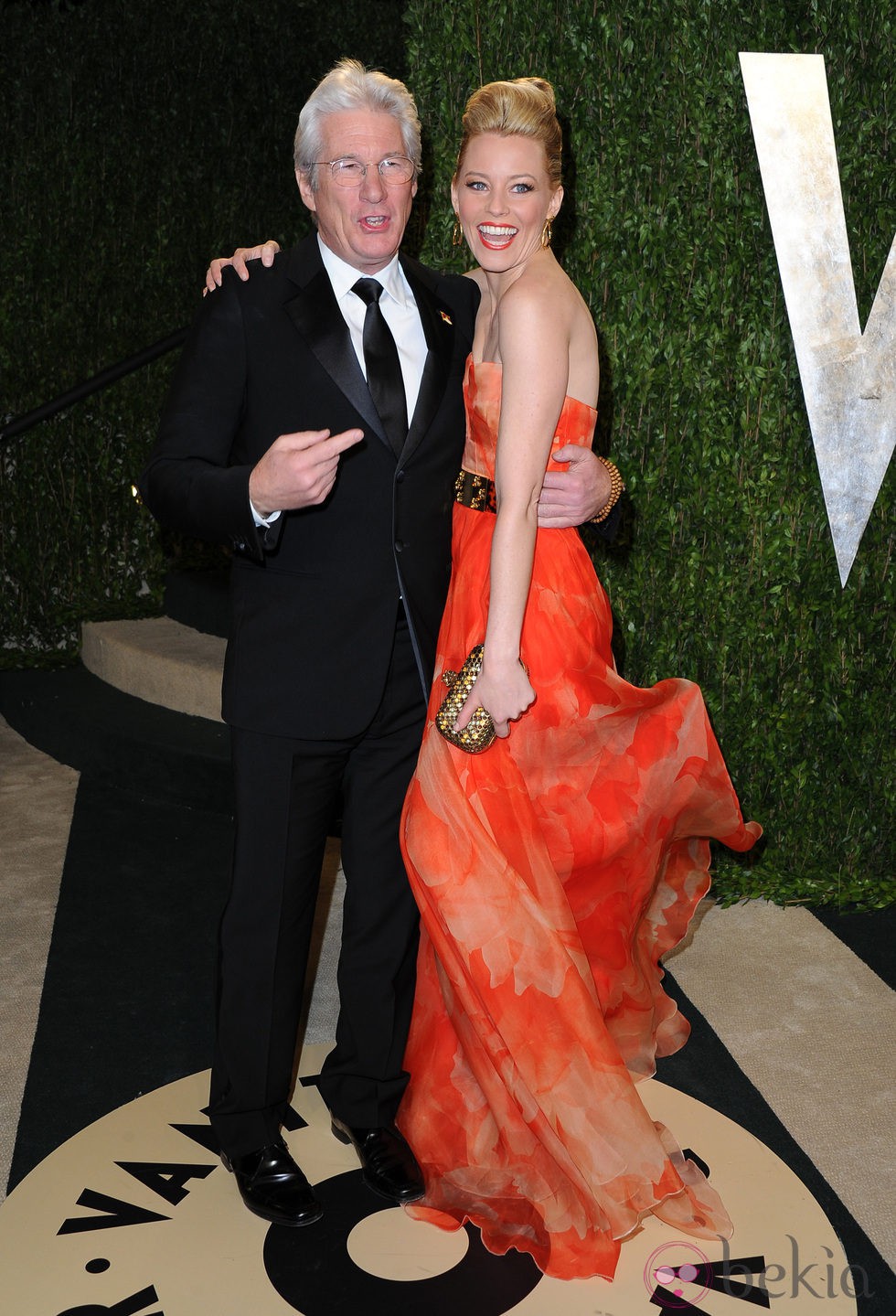 Richard Gere y Elizabeth Banks en la fiesta post Oscar 2013 organizada por Vanity Fair