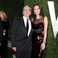 Rupert y Wendi Murdoch en la fiesta post Oscar 2013 organizada por Vanity Fair