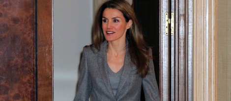 La Princesa Letizia en una audiencia a la Asociación Española Contra el Cáncer