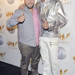 Kiko Rivera con Óscar Lozano en la presentación de su sesión en 'Oh Cabaret'